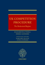 UK Competition Procedure: The Modernised Regime