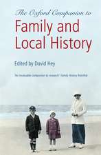 The Oxford Companion to Family and Local History