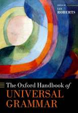 The Oxford Handbook of Universal Grammar