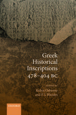 Greek Historical Inscriptions 478-404 BC