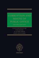 Corruption and Misuse of Public Office