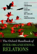 The Oxford Handbook of Inter-Organizational Relations