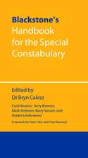 Blackstone's Handbook for the Special Constabulary