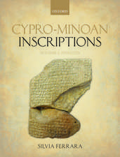 Cypro-Minoan Inscriptions: Volume 1: Analysis