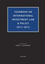 Yearbook on International Investment Law & Policy 2011-2012