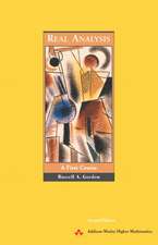 Real Analysis: A First Course