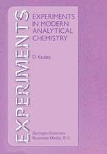 Experiments in Modern Analytical Chemistry