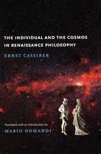 The Individual and the Cosmos in Renaissance Philosophy