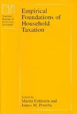 Empirical Foundations of Household Taxation