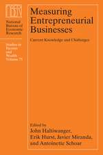 Measuring Entrepreneurial Businesses: Current Knowledge and Challenges