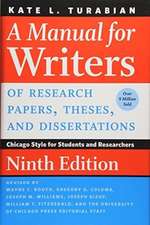 A Manual for Writers of Research Papers, Theses, and Dissertations, Ninth Edition: Chicago Style for Students and Researchers