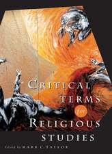 Critical Terms for Religious Studies