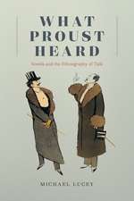 What Proust Heard