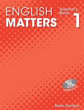 English Matters (Caribbean) Level 1 Teacher's Book and CD Pack