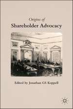 Origins of Shareholder Advocacy