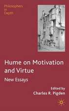 Hume on Motivation and Virtue