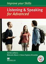 Mann, M: Improve your Skills: Listening & Speaking for Advan