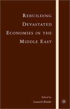 Rebuilding Devastated Economies in the Middle East