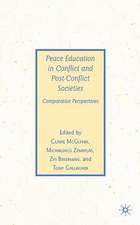 Peace Education in Conflict and Post-Conflict Societies: Comparative Perspectives