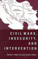 Civil War, Insecurity and Intervention