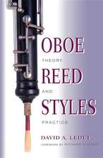 Oboe Reed Styles – Theory and Practice