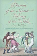 Decorum of the Minuet, Delirium of the Waltz – A Study of Dance–Music Relations in 3/4 Time