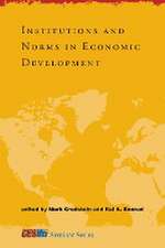 Institutions and Norms in Economic Development