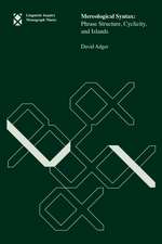 Adger, D: Mereological Syntax