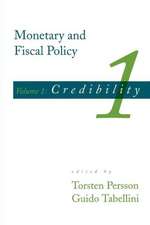 Monetary & Fiscal Policy V 1 – Credibility