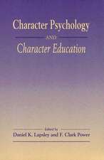 Character Psychology And Character Education