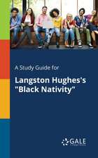 A Study Guide for Langston Hughes's 