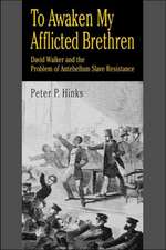 To Awaken My Afflicted Brethren – David Walker and the Problem of Antebellum Slave Resistance