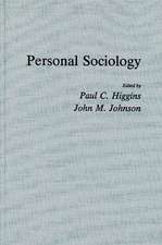 Personal Sociology