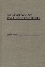 Self-Employment for Low-Income People