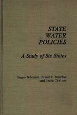 State Water Policies: A Study of Six States