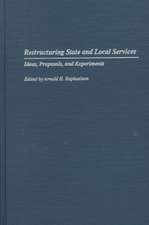 Restructuring State and Local Services