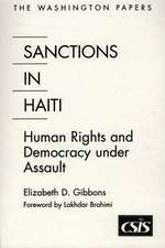 Sanctions In Haiti