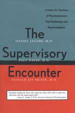 The Supervisory Encounter: A Guide for Teachers of Psychodynamic Psychotherapy and Psychoanalysis