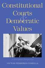 Constitutional Courts and Democratic Values: A European Perspective