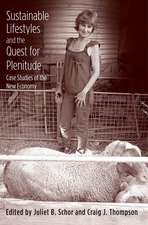 Sustainable Lifestyles and the Quest for Plenitude: Case Studies of the New Economy