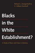 Blacks in the White Establishment?: A Study of Race and Class in America