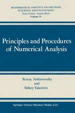 Principles and Procedures of Numerical Analysis