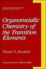 Organometallic Chemistry of the Transition Elements