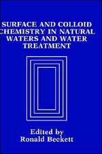 Surface and Colloid Chemistry in Natural Waters and Water Treatment