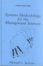 Systems Methodology for the Management Sciences