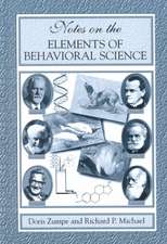 Notes on the Elements of Behavioral Science