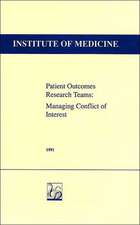 Patient Outcomes Research Teams (Ports): Managing Conflict of Interest