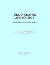 Urban Change and Poverty