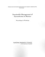 Sustainable Management of Groundwater in Mexico