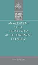 An Assessment of the SBIR Program at the Department of Energy